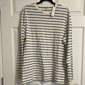 J. Crew Men's Striped Long Sleeve Shirt